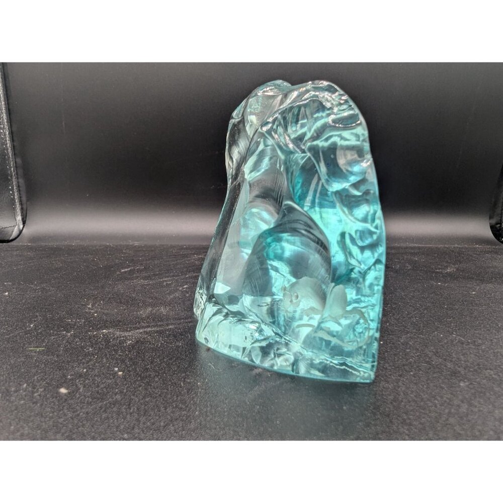 Vtg Hovmantrop Signed R. Strand Bornesson Iceberg Glacier Block Etched Mouse Scu - Picture 11 of 16